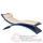 Chaise longue design Vagance bleue matelas blanc Art Mely - AM07