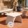 Table basse design blanche Art Mely - AM13