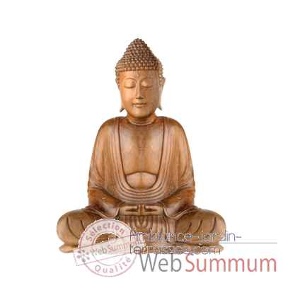 Bouddha assis 40 cm Bali -B40