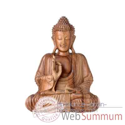 Bouddha simple 20 cm Bali -BG20E