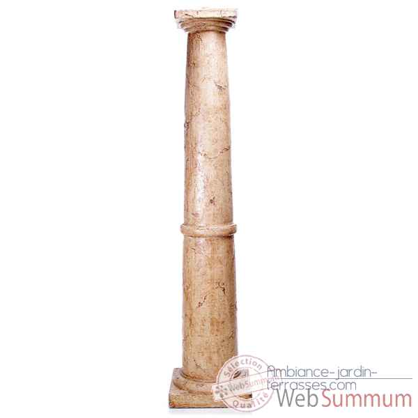 Piedestal et Colonne-Modele Classic Column, surface marbre vieilli-bs1010ww