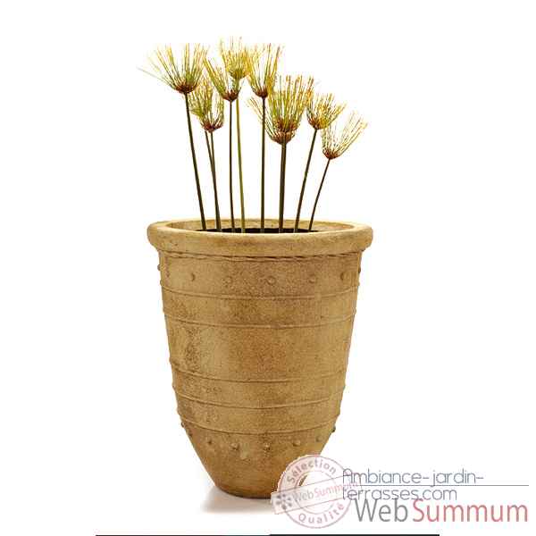 Vases-Modèle Bali Tall Urn, surface grès-bs2180sa