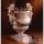 Vases-Modle Cherub Urn, surface marbre vieilli patine or-bs3060wwg