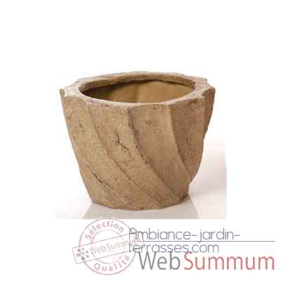 Vases-Modele Aegean Planter - Small, surface marbre vieilli-bs3099ww