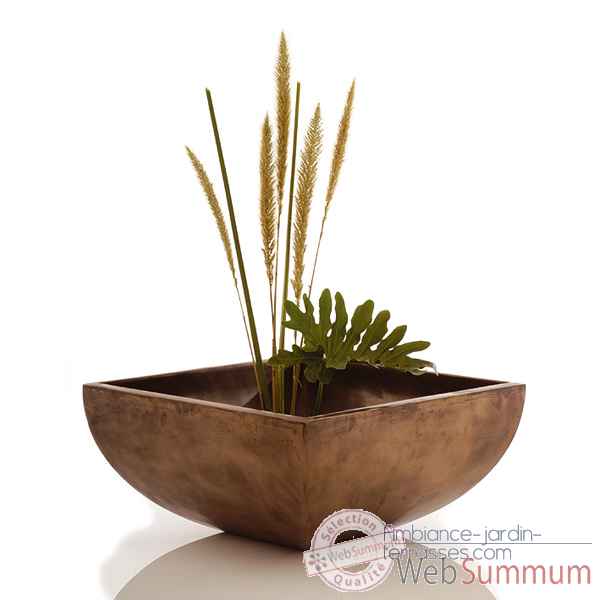 Vases-Modele Nara Bowl, surface bronze nouveau-bs3231nb