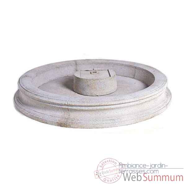 Fontaine-Modèle Palermo Fountain Basin, surface granite-bs3311gry