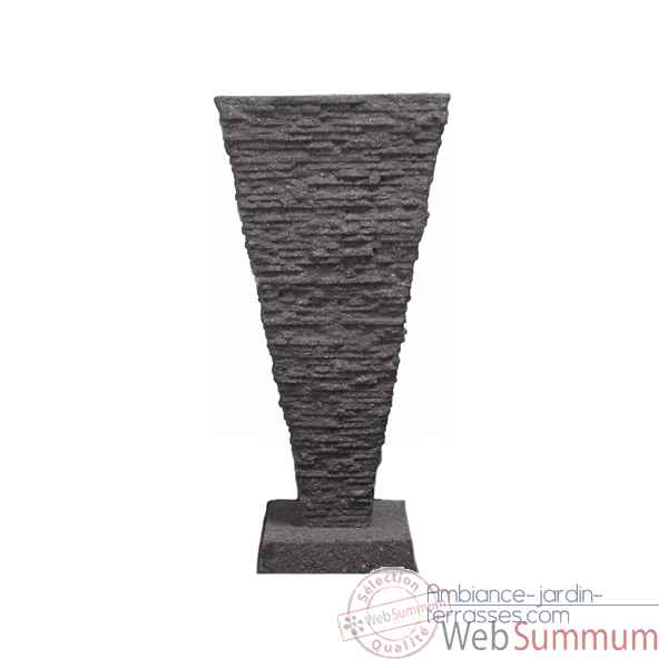 Fontaine-Modèle Saqqara Fountainhead, surface pierre noire-bs3339lava