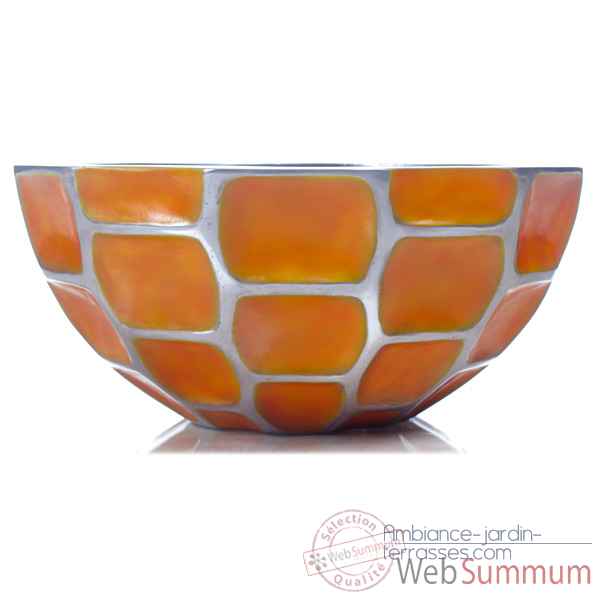 Vases-Modele Mando Bowl, surface aluminium-bs3360alu
