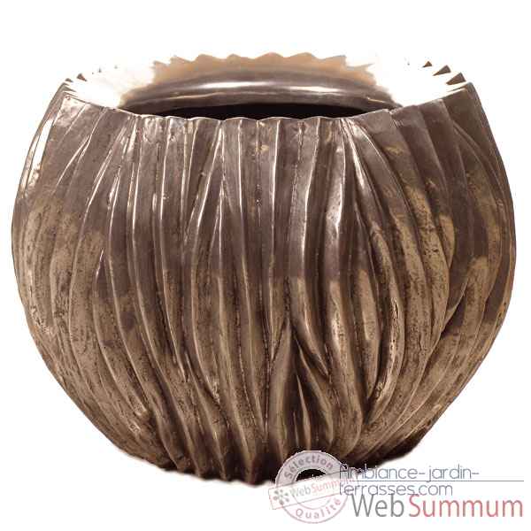 Vases-Modèle Alon Bowl, surface aluminium-bs3413alu
