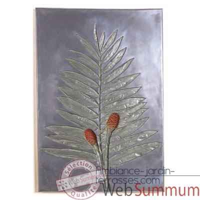 Decoration murale Torch Ginger Negative Wall Plaque, aluminium -bs2309alu