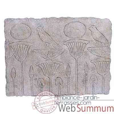 Decoration murale Papyrus Wall Plaque, granite -bs2311gry