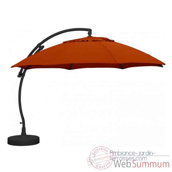 Kit parasol deporte rond terracotta xl375 olefin Easy Sun -10219300