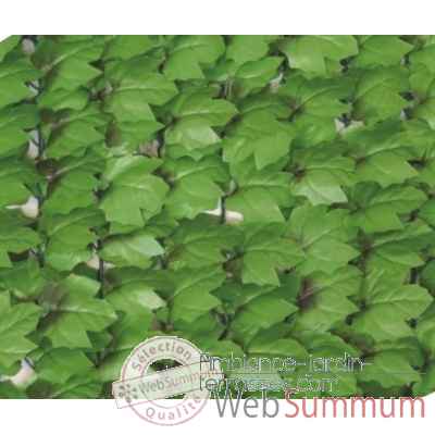 Haie artificielle feuilles de lierres 1,5 m x 3 m JET7GARDEN -1