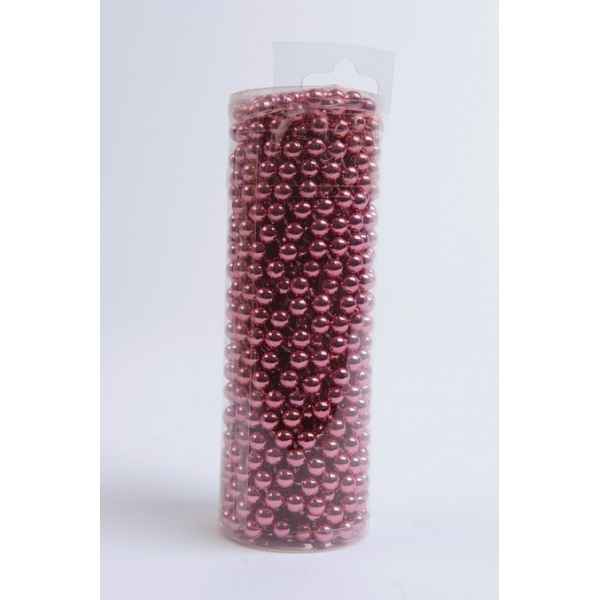 Guirlande de perles plastique rose Kaemingk -646
