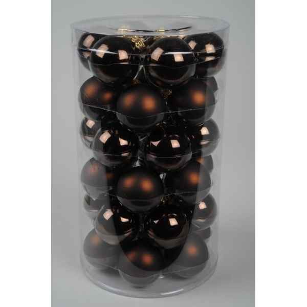Mini-boules en verre brill-mat 40 mm bne Kaemingk -10454