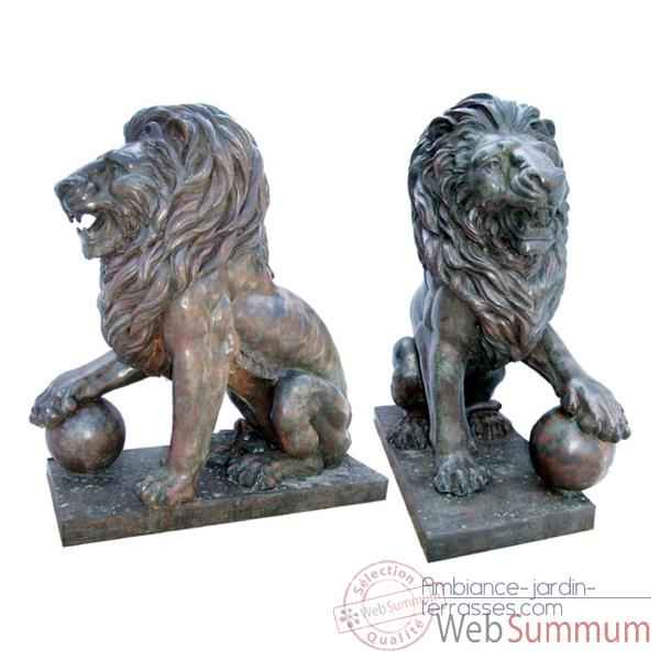 Lion en bronze -BRZ1230