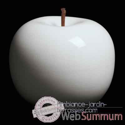 Pomme blanche brillant glace Bull Stein - diam. 59 cm outdoor