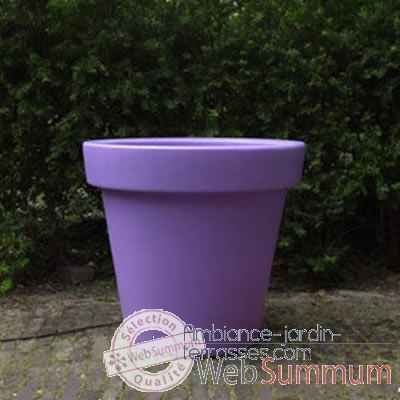 Video Pot fleur 40 cm Violet