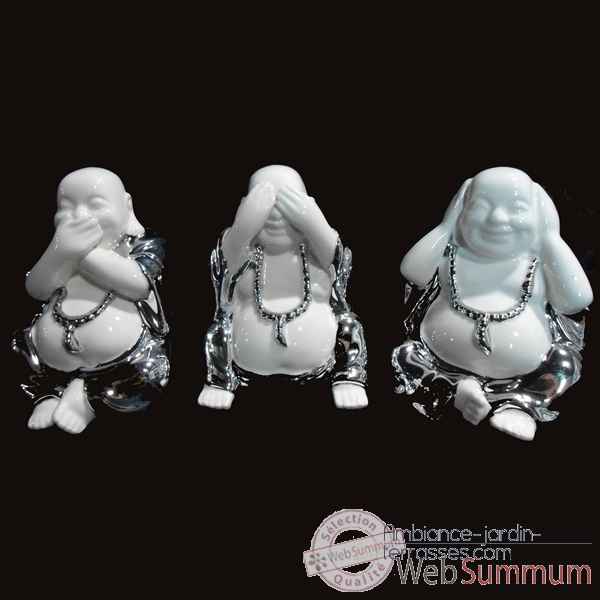 Trois statuettes bouddhas Produits Zen -SCBCSR3
