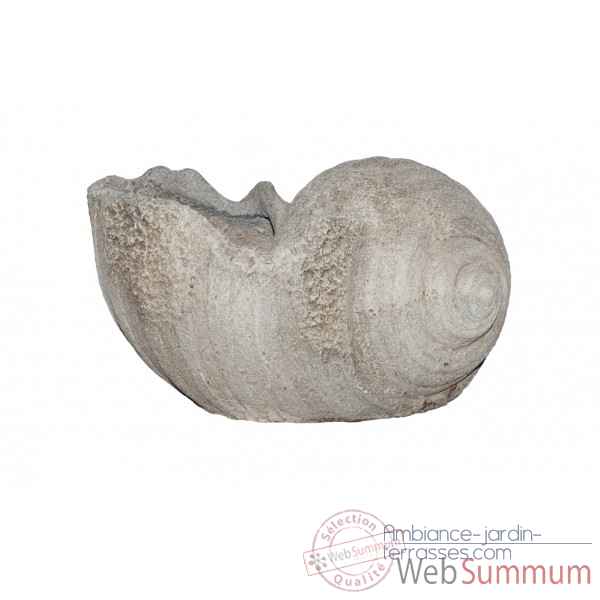 Vase en forme de coquille d',escargot Rochers Diffusion -CE 70