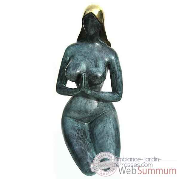 Statuette femme contemporaine en bronze -BRZ1022
