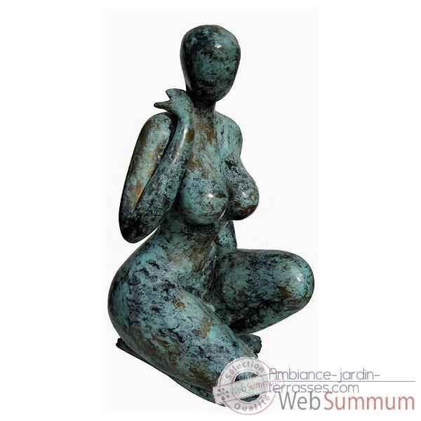 Statuette femme contemporaine en bronze -BRZ1024