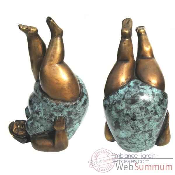 Statuette femme contemporaine en bronze -BRZ1109-41