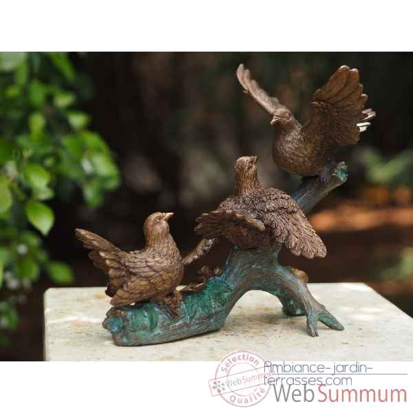 Sculpture en bronze thermobrass -an0771br-b