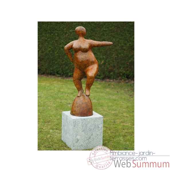 Statue bronze grande dame -B58780