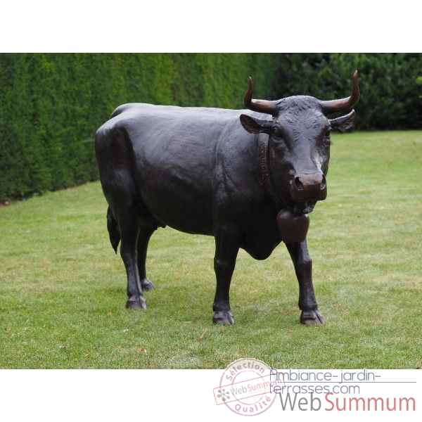 Statue bronze vache des herens -B47346