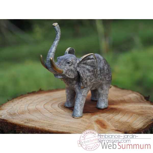 Statue en bronze petit elephant thermobrass -an1855br-hp