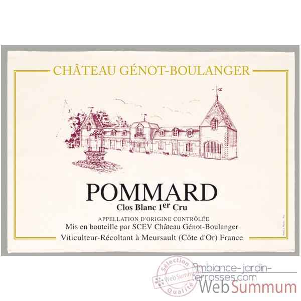 Torchon imprime Chateau Guenot Boulanger - Pommard -1155