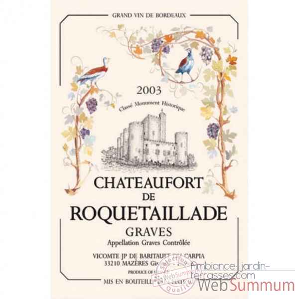 Torchon chateaufort de roquetaillade lot de 3 Torchons et Bouchons -8491055000