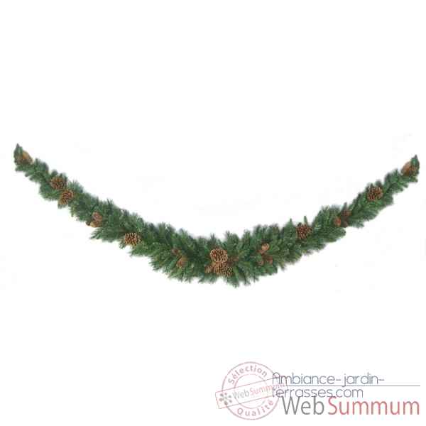 Guirlande pine cone mantel swag h180cm Van der Gucht -31PC6MS