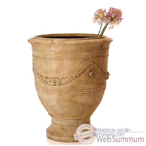 Vases-Modele Anduz Pot,  surface granite-bs3056gry