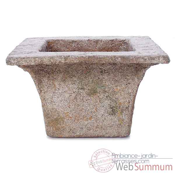 Vases-Modele Perth Planter,  surface granite-bs3113gry