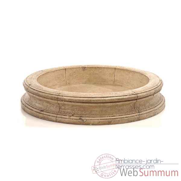 Fontaine-Modele Pisa Fountain Basin, surface granite-bs3191gry