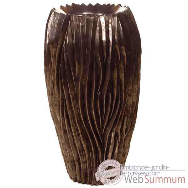 Vases-Modele Alon Vase, surface pierre noire-bs3414lava