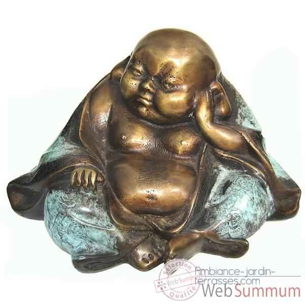 Bouddha en bronze -BRZ577-12
