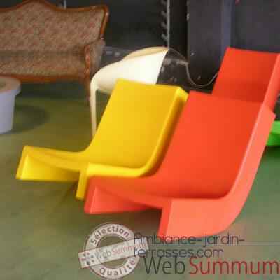 Chaise a bascule Jaune Twist Slide - SD TWS070