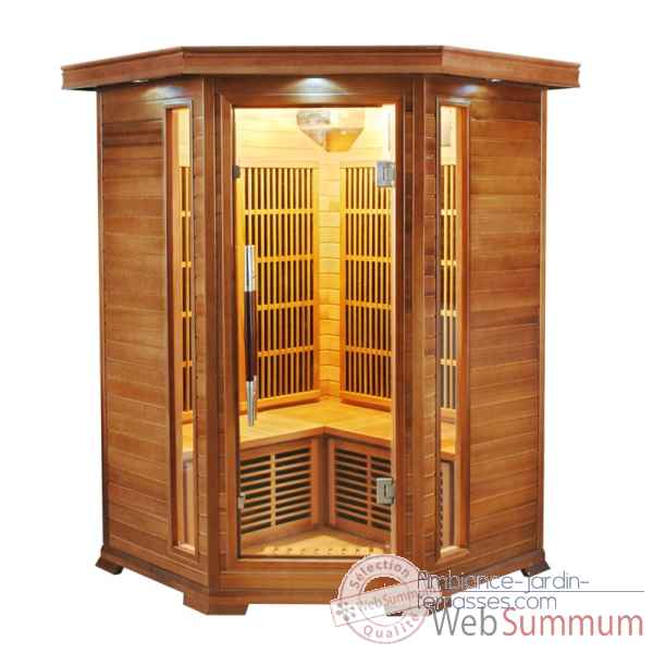 Sauna infra rouge  luxe - 2/3 places Poolstar -SN-LUXE-2C