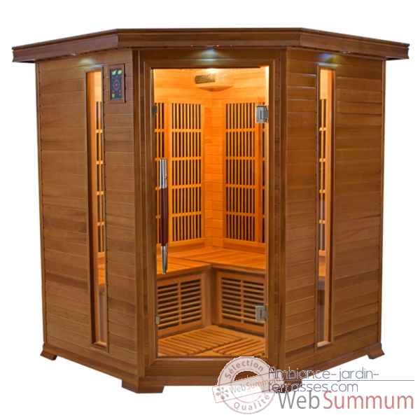 Sauna infra rouge  luxe - 3/4 places Poolstar -SN-LUXE-3C