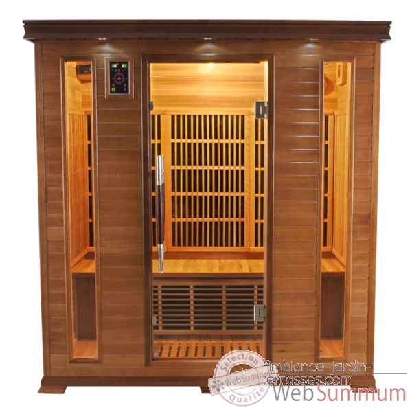 Sauna infra rouge  luxe - 4 places Poolstar -SN-LUXE-4