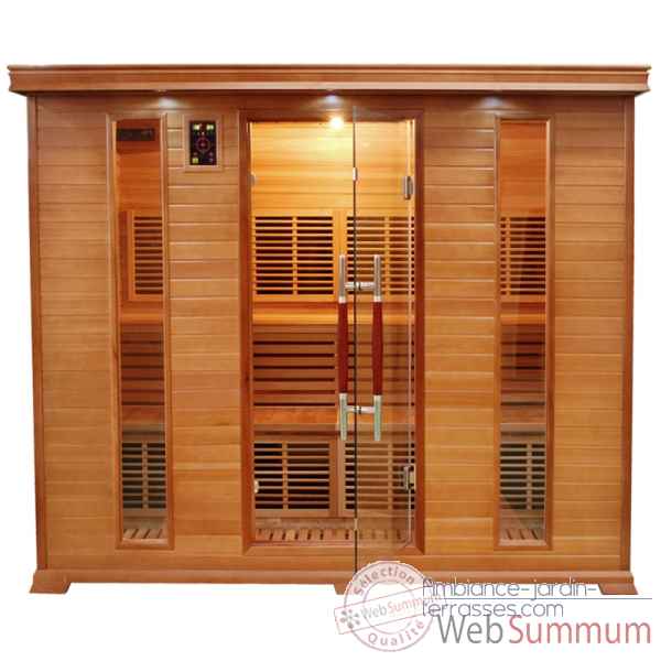 Sauna infra rouge  luxe - 5 places Poolstar -SN-LUXE-5