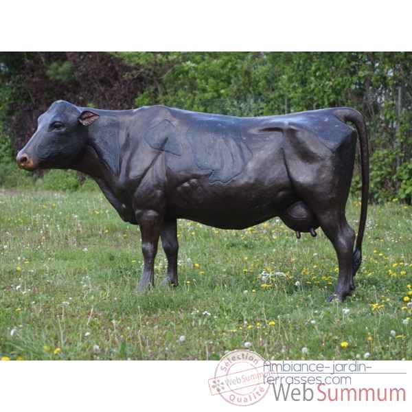 Statue bronze grande vache -B47382