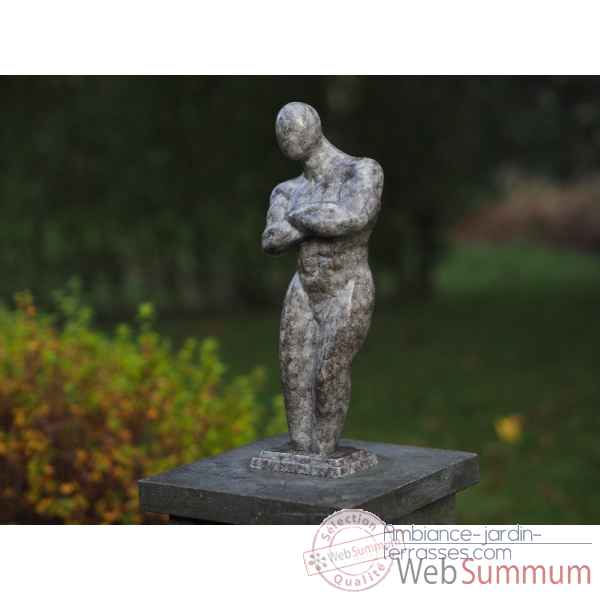 Statue en bronze homme fort vincent thermobrass -an2343br-hp